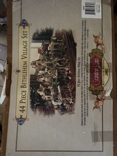Grandeur Noel 44 Piece Bethlehem Village Nativity Collector's Edition 2002 picture