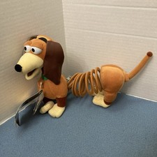 NWT The Disney Store Slinky Pets Disney Pixar Toy Story 2 Slinky Dog Plush *READ picture
