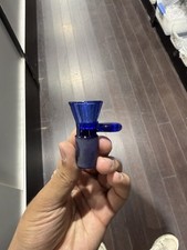 2x 18mm Male Bowl with in-built Screen for Water Pipe Glass Bong Smoking Pipe picture
