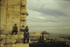 1970s Unknown Film 35mm Slide, Parthenon Acropolis Athens Greece Men picture