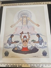 Native American Artist Fred Beaver Numbered Litho picture