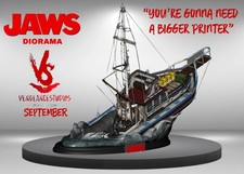 1:20 Jaws Orca Bruce Quint Brody Fan Art UNPAINTED Resin Diorama Kit picture