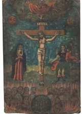 The Allegory of The Redemption , Crucifixion of Christ w/symbolic references picture