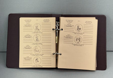 Vintage Precious Moments Gift Registry Collector Binder Figurine Reference picture
