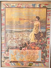 1915 PPIE San Francisco Poster - California Invites the World picture