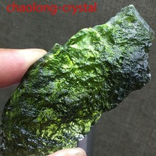 168ct Moldavite Genuine Raw Meteorite From Czech Republic PICcertificate picture