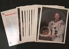 Official Nasa Apollo Photograph Fact Sheet 9 Prints Aldrin & Armstrong  picture