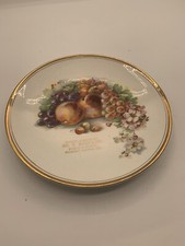 Vintage Forest Grove Oregon Geo W Moore & Son Grocery Advertising Plate 8 1/4