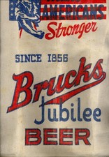 ANTIQUE ADVERTISING BEER APRON 