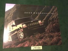 2001 JEEP CHEROKEE Original Dealer Sales Brochure w/Color Chart~ #1444 picture