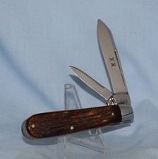 RARE VINTAGE CASE BROS LITTLE VALLEY NY STAG JACK KNIFE 1900-12 