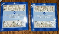 2000 Pillsbury Doughboy Poppin Fresh 10 Party Lights LOT OF 2 BOXES BRAND NEW picture