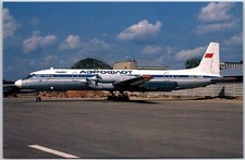 Airplane, CCCP-75598 Aeroflot, Moskow-Sheremetyevo, June 1992, Vintage Postcard picture