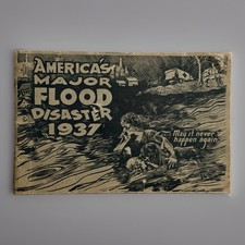 1937 America's Major Flood Disaster Booklet Ohio River Cincinnati Louisville VG picture