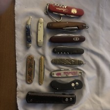 Large Pocket Knife Lot picture