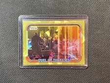 2024 Topps Chrome Sapphire Star Wars Duel Fates DF-12 Yellow /75 picture