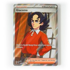 Pokemon - Giacomo - 138/131 - SV Prismatic Evolutions - Full Art Trainer picture