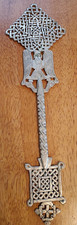 Vintage Ethiopian Coptic Orthodox Processional Cross Ethiopia 19th ~ 13