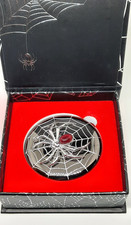 NEW Besame Spider Compact Series 004 Halloween Goth Vtg Midnight Elegance picture