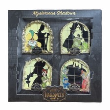Disney 2018 Mickey's Halloween Party Mysterious Shadows Pin Set - LE 1000 picture