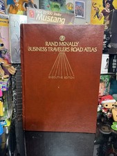 1985 Rand McNally Business Travelers Road Atlas Executive Edition Vintage Maps picture