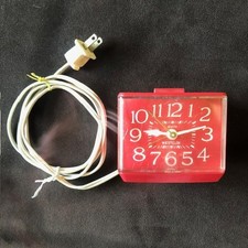 Dialite Westclox electric alarm clock vintage Sizzler red USA model 22244 tested picture