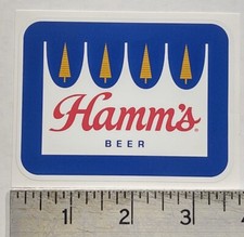 Vintage Hamm's Beer sticker decal picture