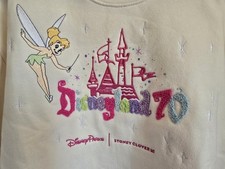 Disney Parks x Stoney Clover Lane Disneyland 70th Tinker Bell Sweatshirt L NWT picture