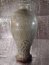 SALE Large Korean Celadon Style Vase 13