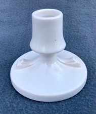 Roseville Rozane Satin White Candlestick 1144-3 picture