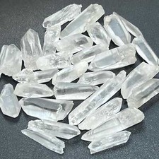 Lemurian Clear Quartz Crystal Points (By The 3 Pc or 1 LB) Rough Raw Brazil picture