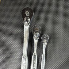 Craftsman #Vintage Ratchet Set 1/4, 3/8, 1/2 - Forged In USA - 43186 43785 44985 picture