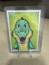 2026 Topps Chrome VeeFriends Alpha Alligator SKETCH CARD AUTO 1/1 John Rodriguez picture