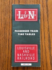 1948 L&N Passenger Train Time Tables Louisville & Nashville Railroad picture