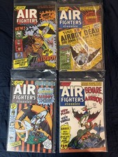 Lot Of 4 Vintage 1987 AIRBOY CLASSICS VOL 1 2 3 & 4 ECLIPSE COMIC AIR FIGHTERS picture