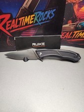 Ruike Ball Bearing Pivot Pocket Knife D198-PB Folder 8Cr13MoV FRN 9