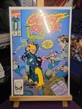 GHOST RIDER 2 SIGNED & COVER & ART JAVIER SALTARES COA STORY HOWARD MACKIE 1990. picture
