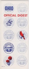 1960's Ohio Official Digest State Statistics Brochure picture