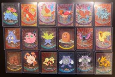 1999 Topps Pokémon TV Animation Edition Lot – 18 Cards Series 1 Foil/Holo picture