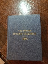 1955 The Durham Masonic Calendar  Freemasonry masonic/737 picture