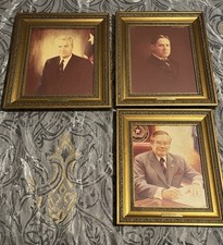 Portraits from TX Governors Mansion, Connelly, Briscoe, Hobby (Lot of 3) picture
