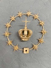 Handmade 12-Star Gold Halo Crown for 11