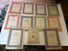 Eastern Star Magazine Memorabilia Lot of 11 Vintage Issues Freemasonry Masonic picture