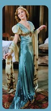 NANCY CARROLL Movie Star in 1930 - 1930s Gown Fashion Laminated Photo Bookmark picture