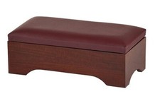 Personal Kneeler With Storage, Walnut Stained (USUALLY SHIPS WITHIN 3 DAYS) picture