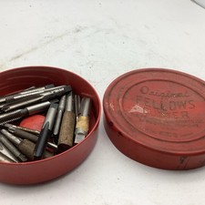 Lot of  Machinist Taps in Fellows cutter container Detroit picture