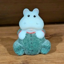 Fenton 100 Years Hippo in PJs Ceramic Figurine |  Signed D. Cutshaw picture