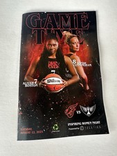 August 12, 2025 Indiana Fever Gametime Program Magazine Sophie Cunningham 8/12 picture