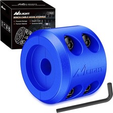 Nilight Winch Stopper for ATV UTV Truck SUV Winch Cable Hook Rubber Stopper Prot picture