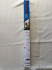World Map Poster Dry Erase Reusable Educational Peel & Stick Write-On Board picture